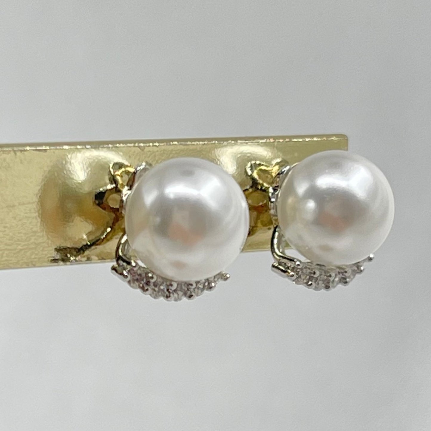 Aretes perla circonia