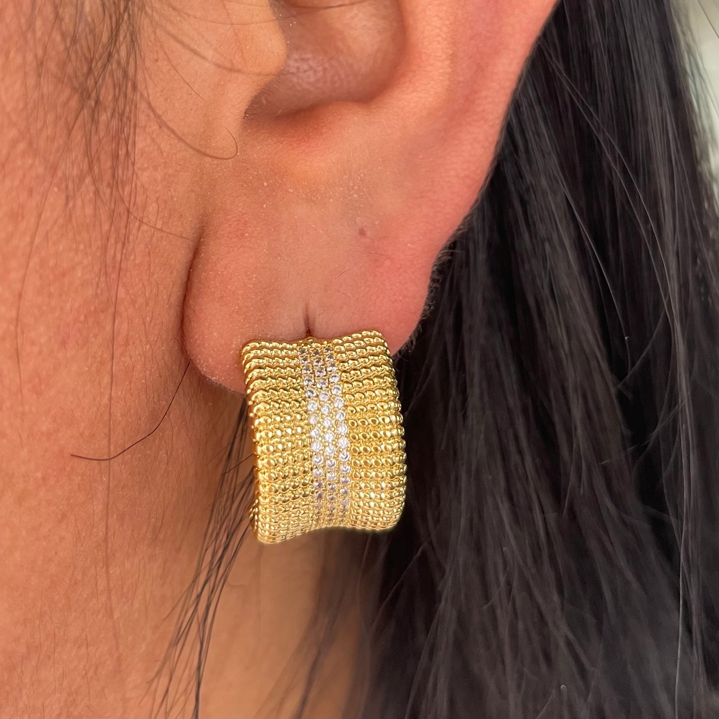 Aretes Egiptos Circonia