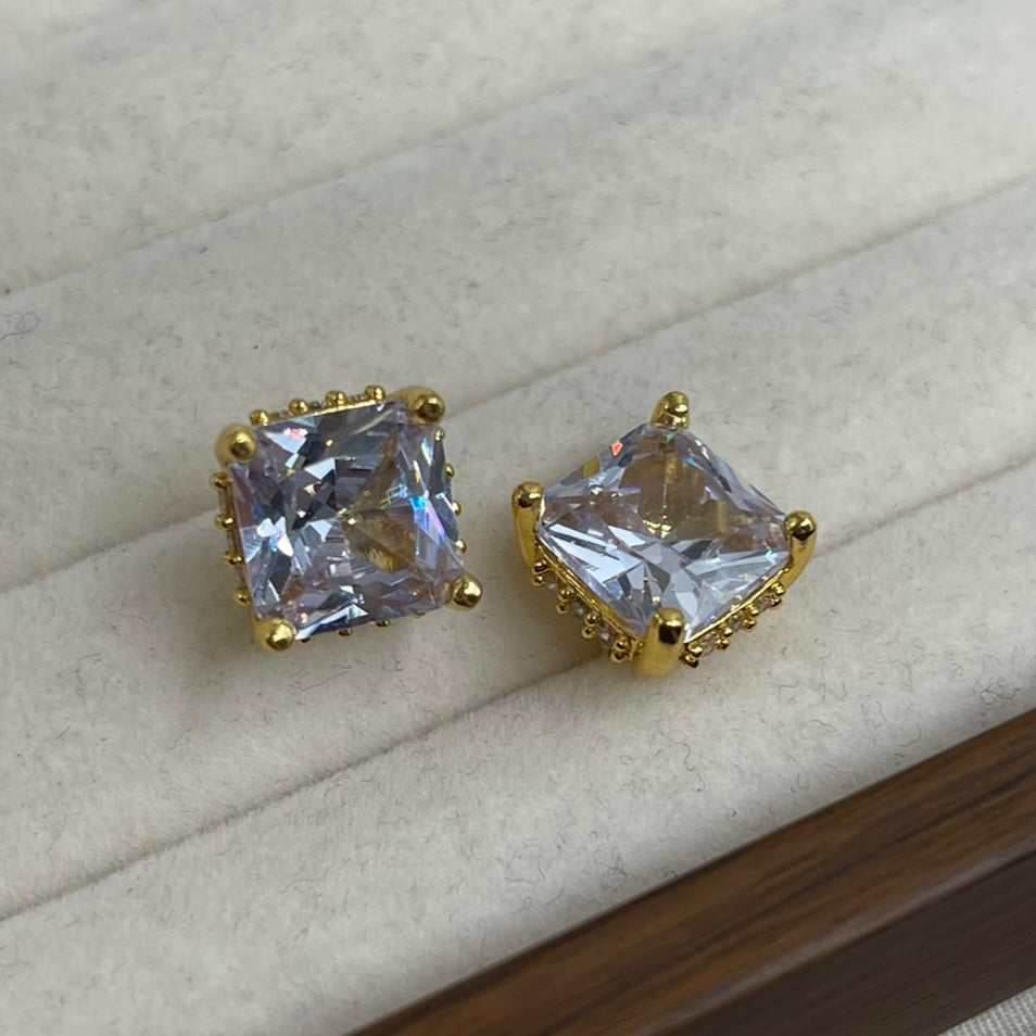 Aretes Zirconia Cuadro