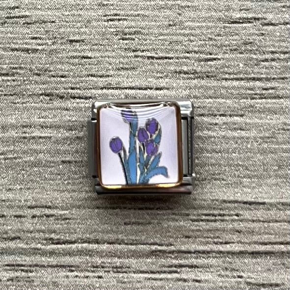 CHARM Tulipanes morados