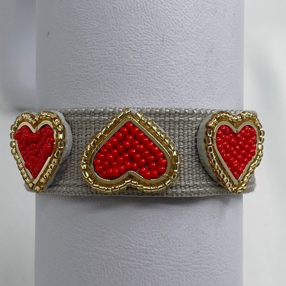 Pulsera tres corazones