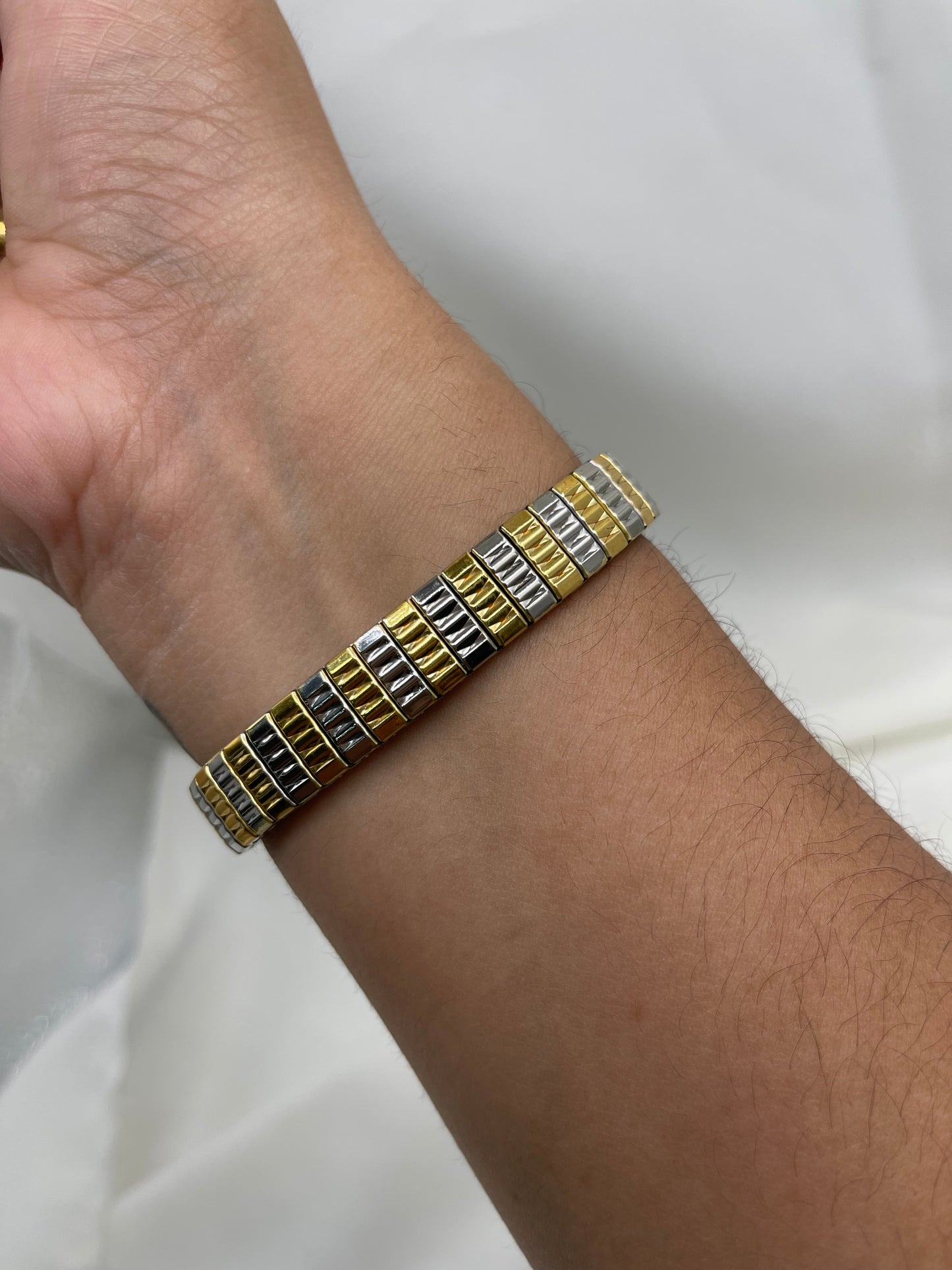 Pulsera italiana bicolor