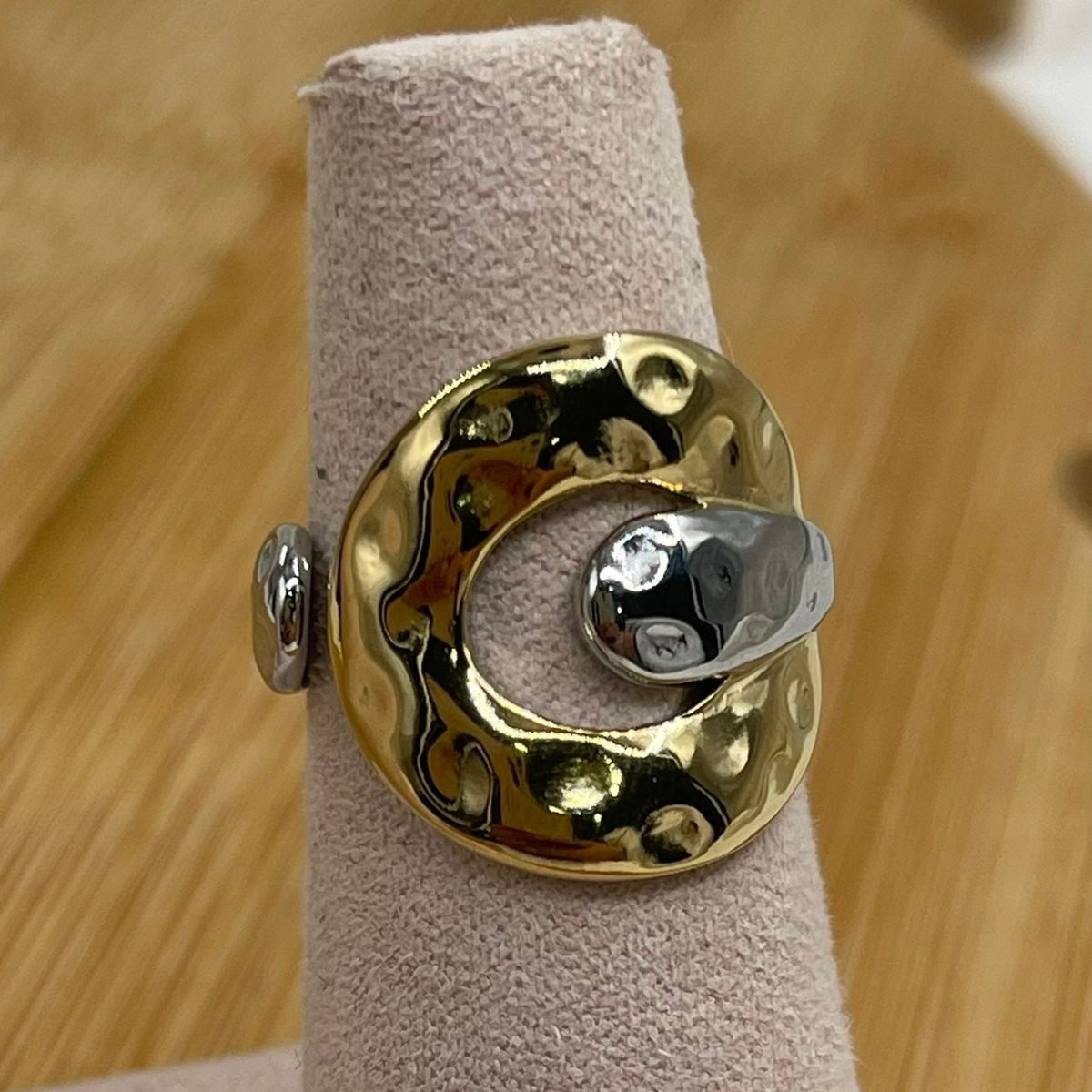 Anillo Acero Bicolor