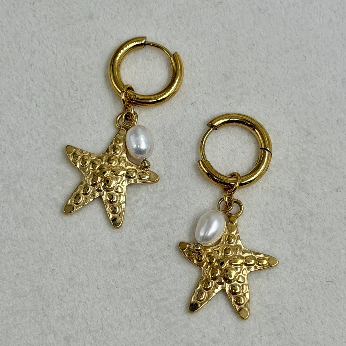Arracada Estrella y Perla