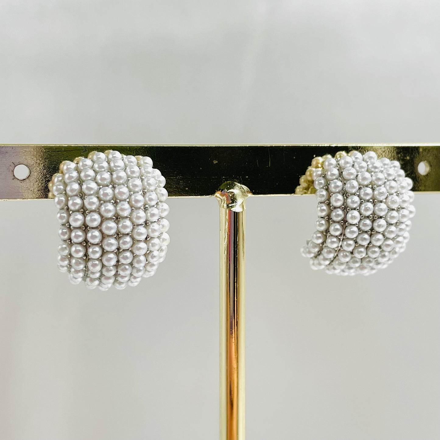 Arracada perlitas chuncky