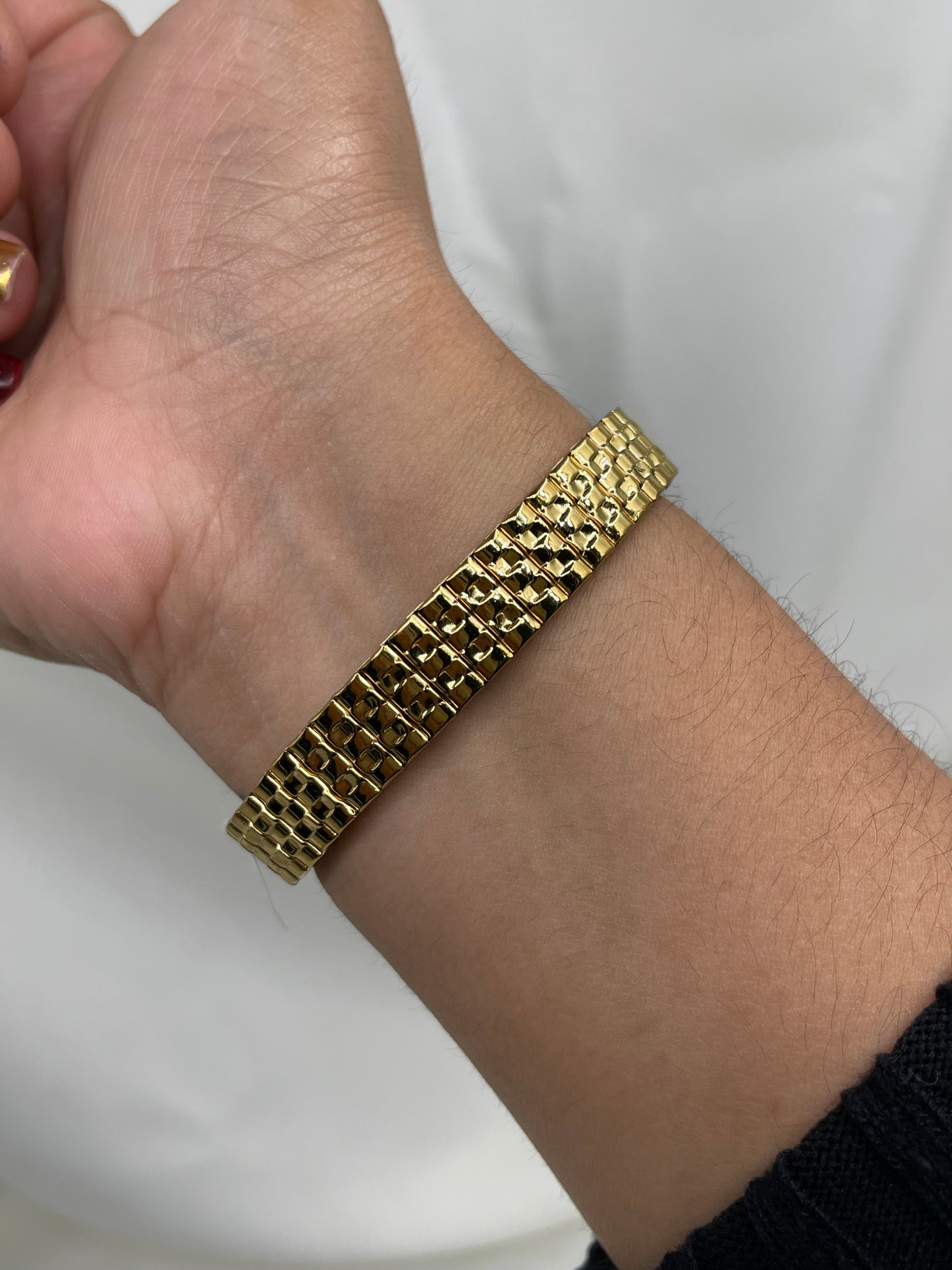 Pulsera italiana dorada