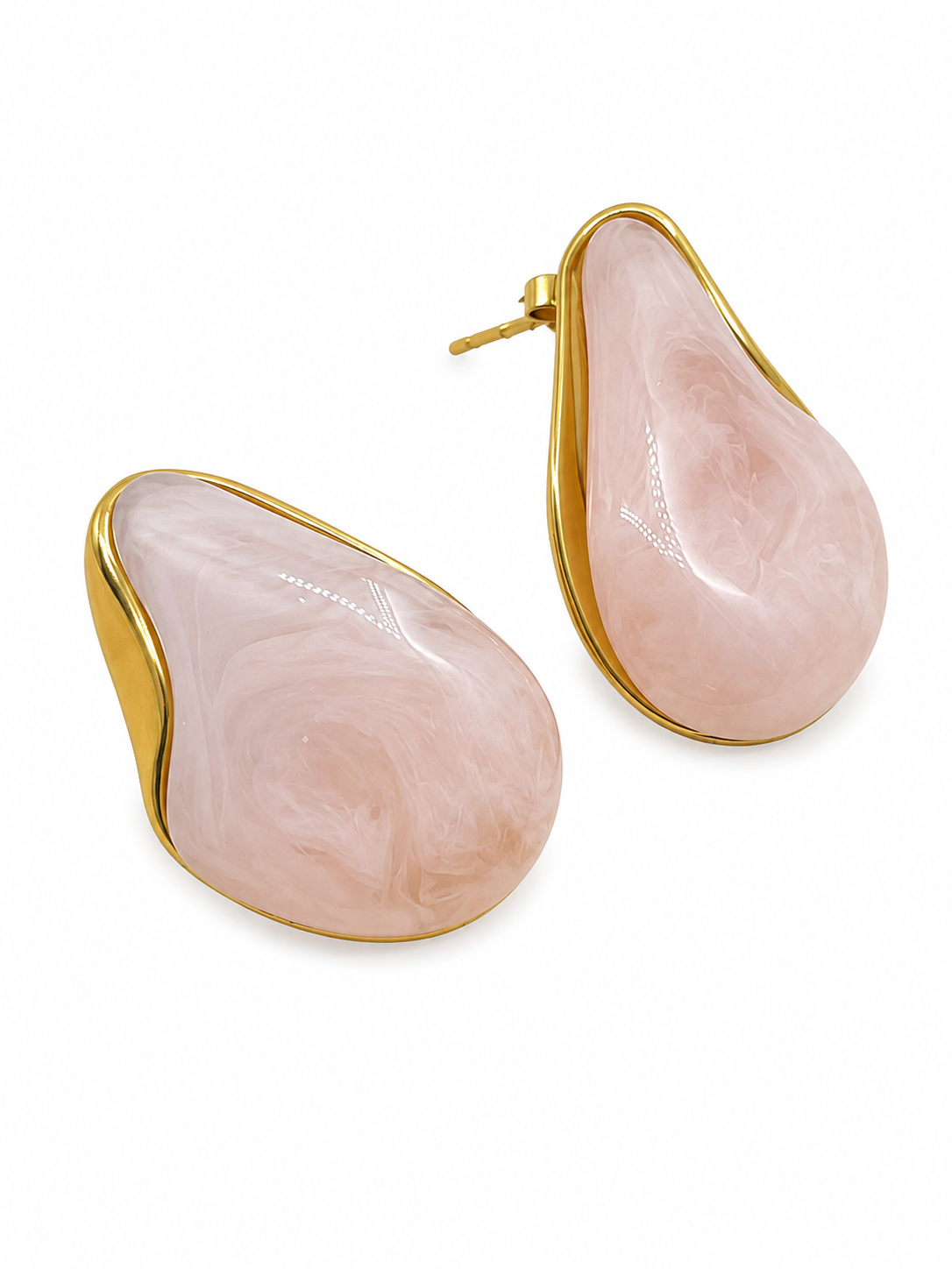 Aretes Grandes Rosa