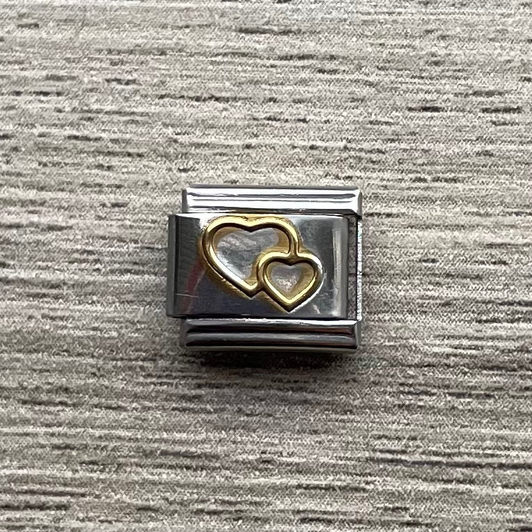 CHARM Corazones Unidos Silueta