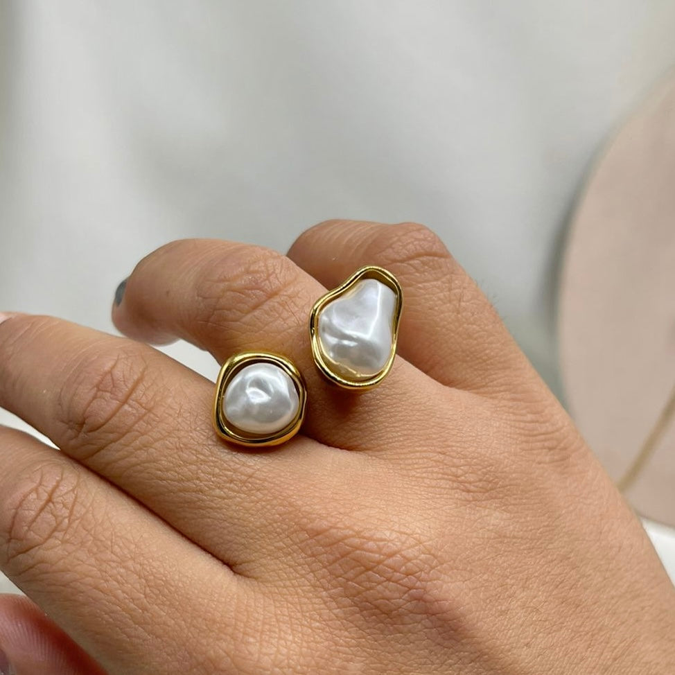Anillo 2 Perlas