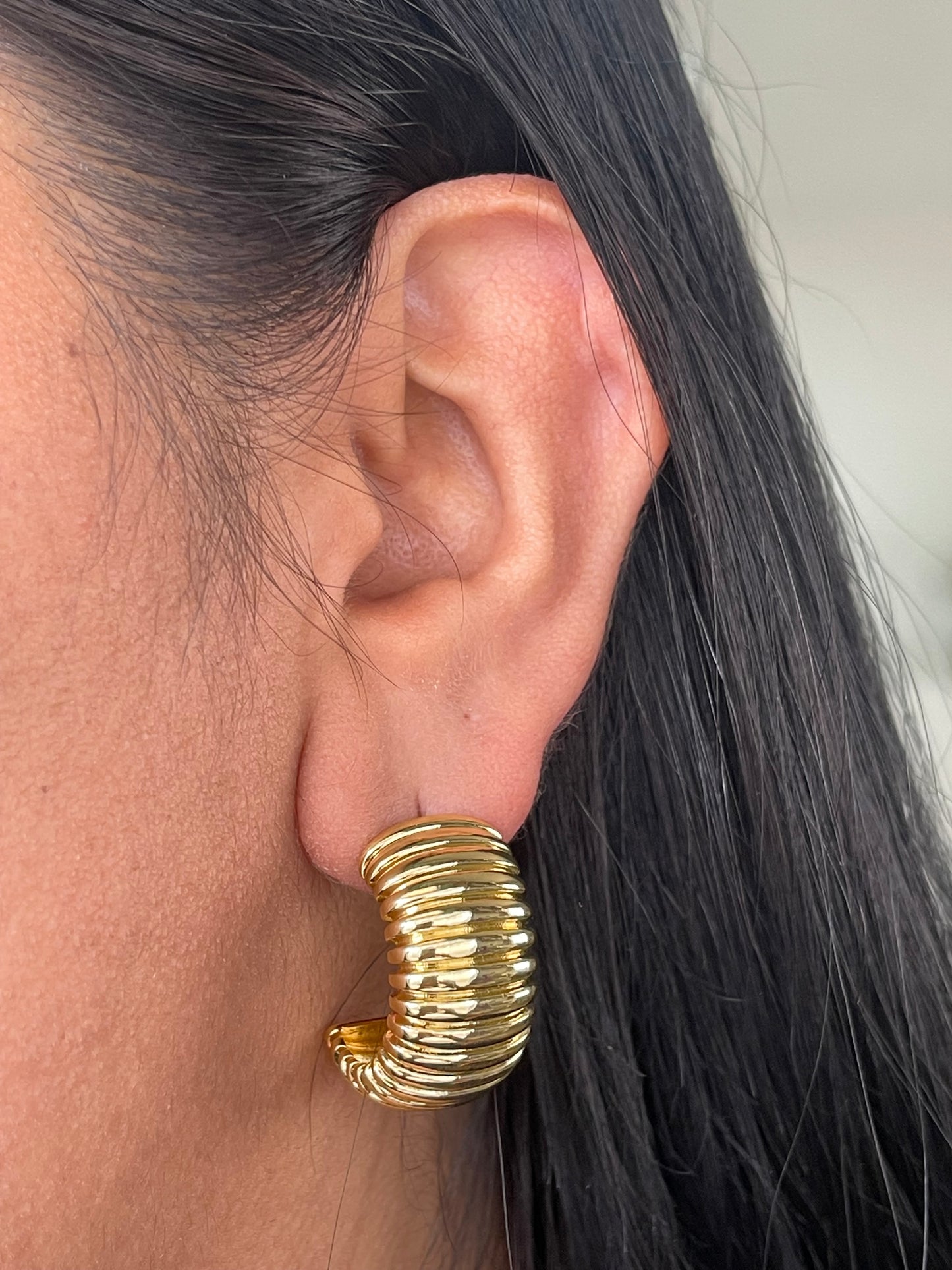 Aretes Gusanito Grande