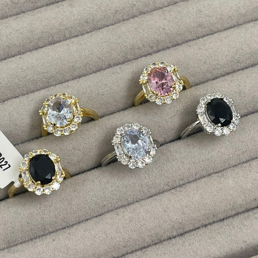 Anillo Óvalo en Plateado