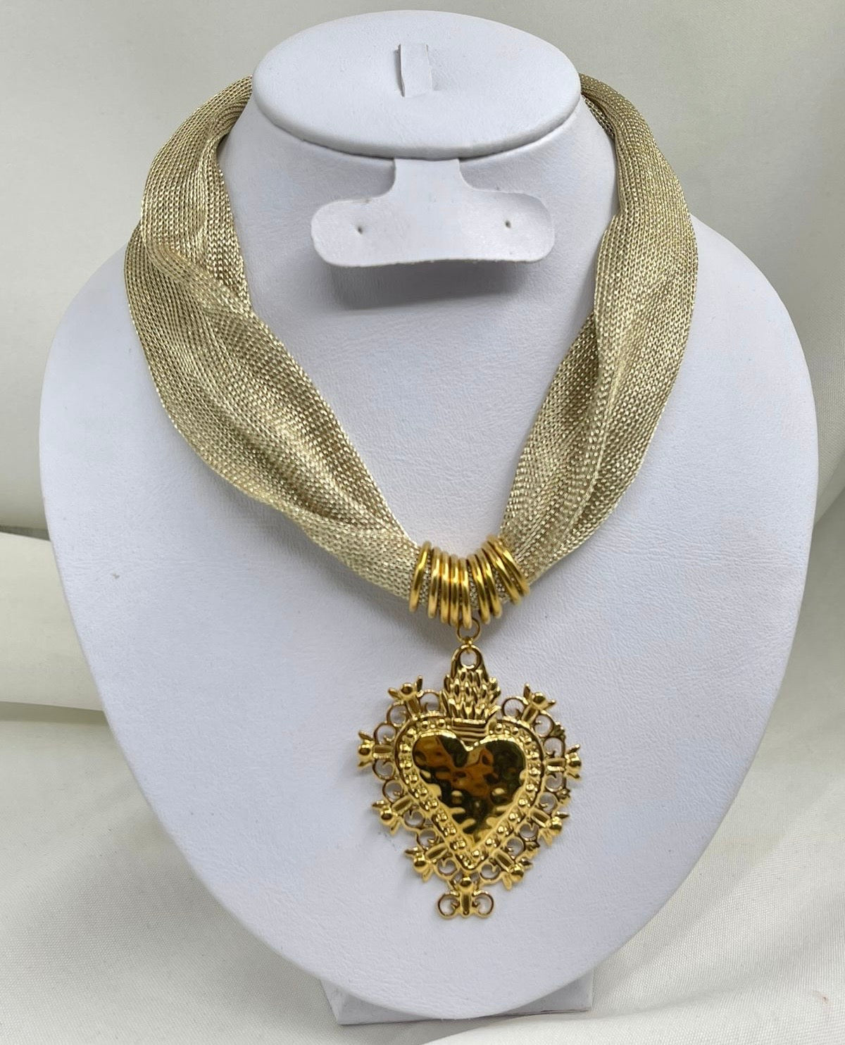 Collar Malla Corazón
