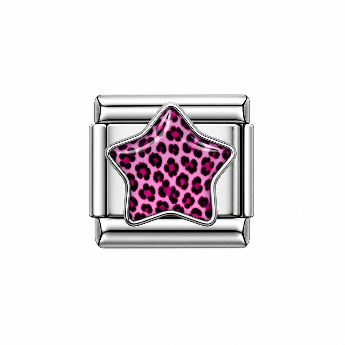 CHARM Animal Print Plateado
