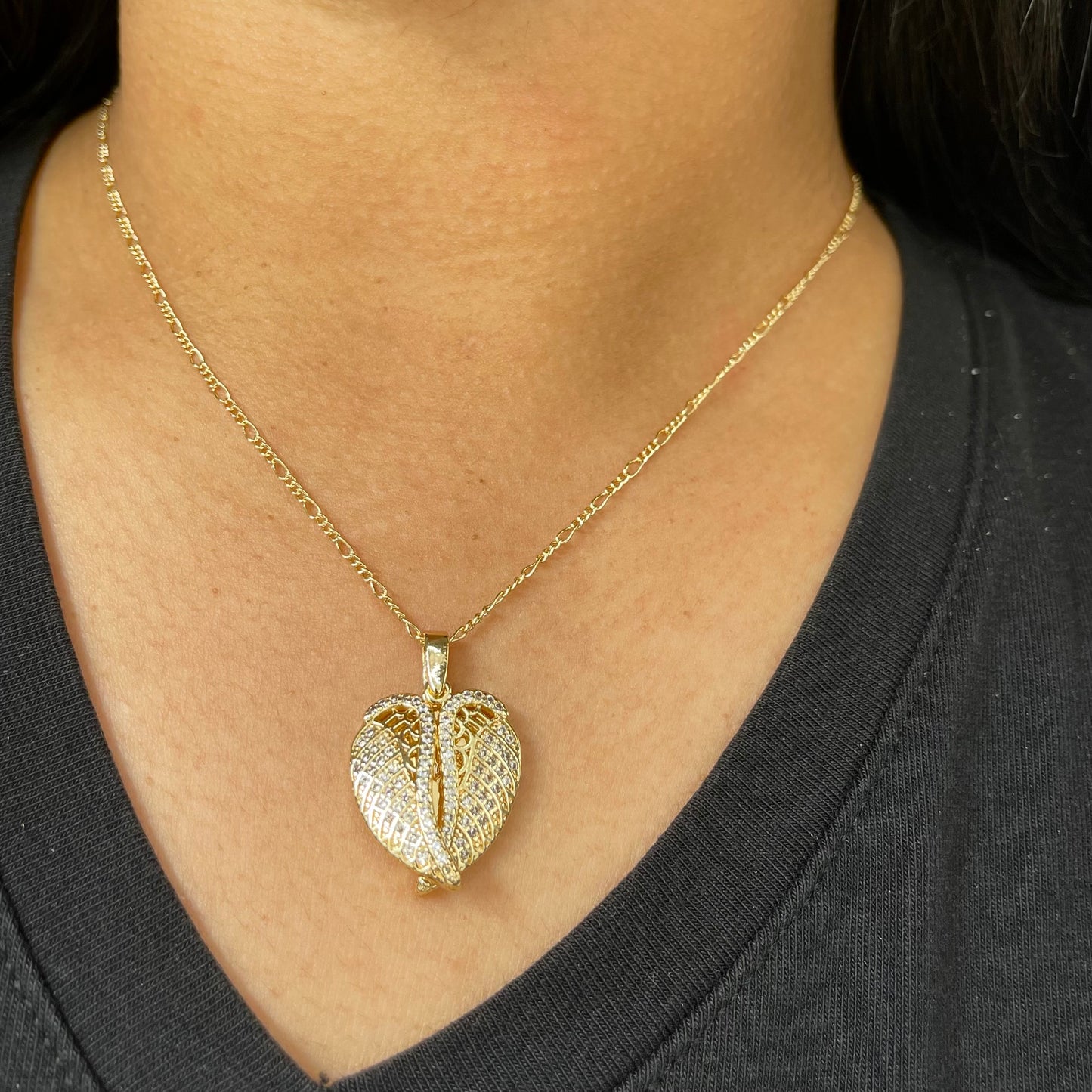 Collar Alas Corazón