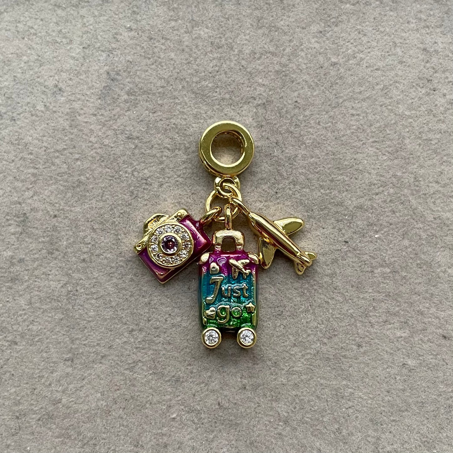 Dije Charm Colgante Viaje