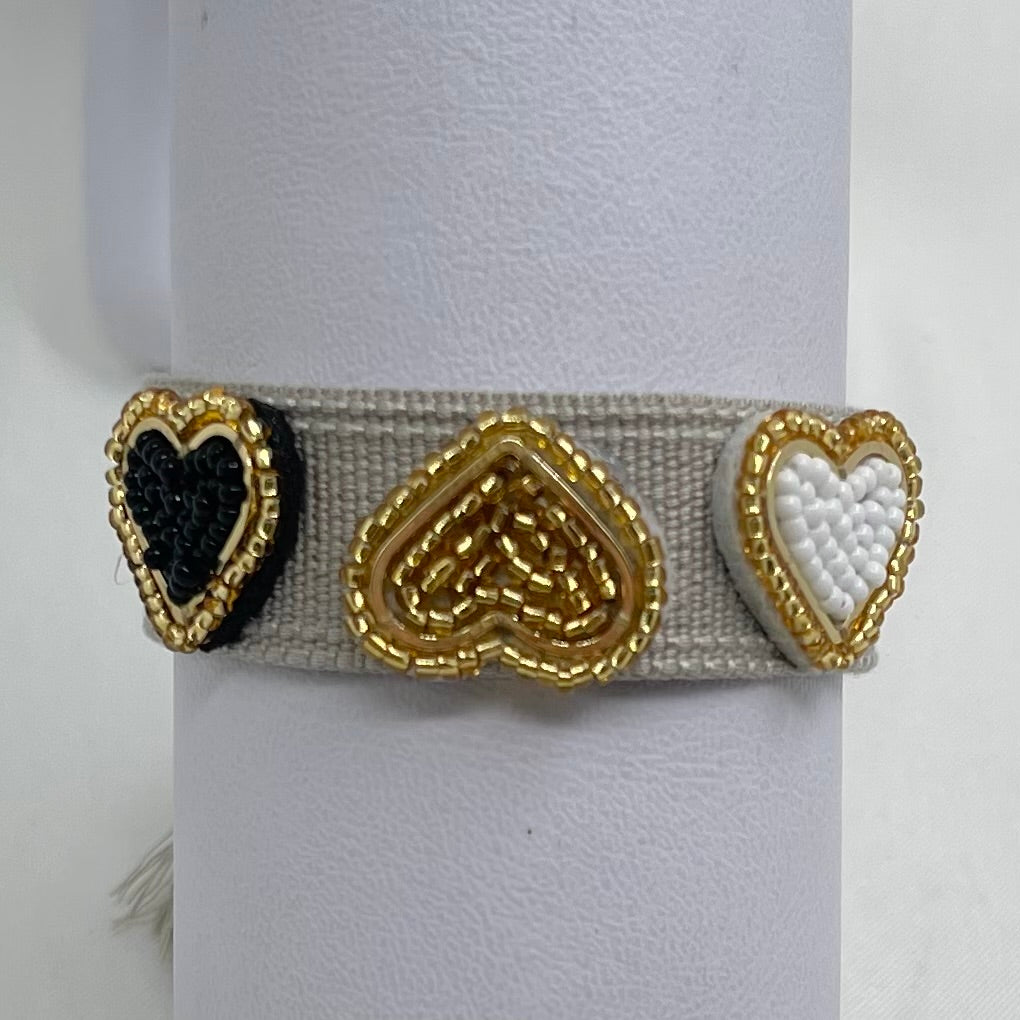 Pulsera tres corazones