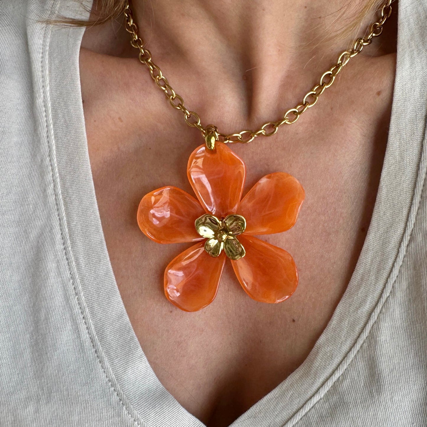 Collar Flor Grande