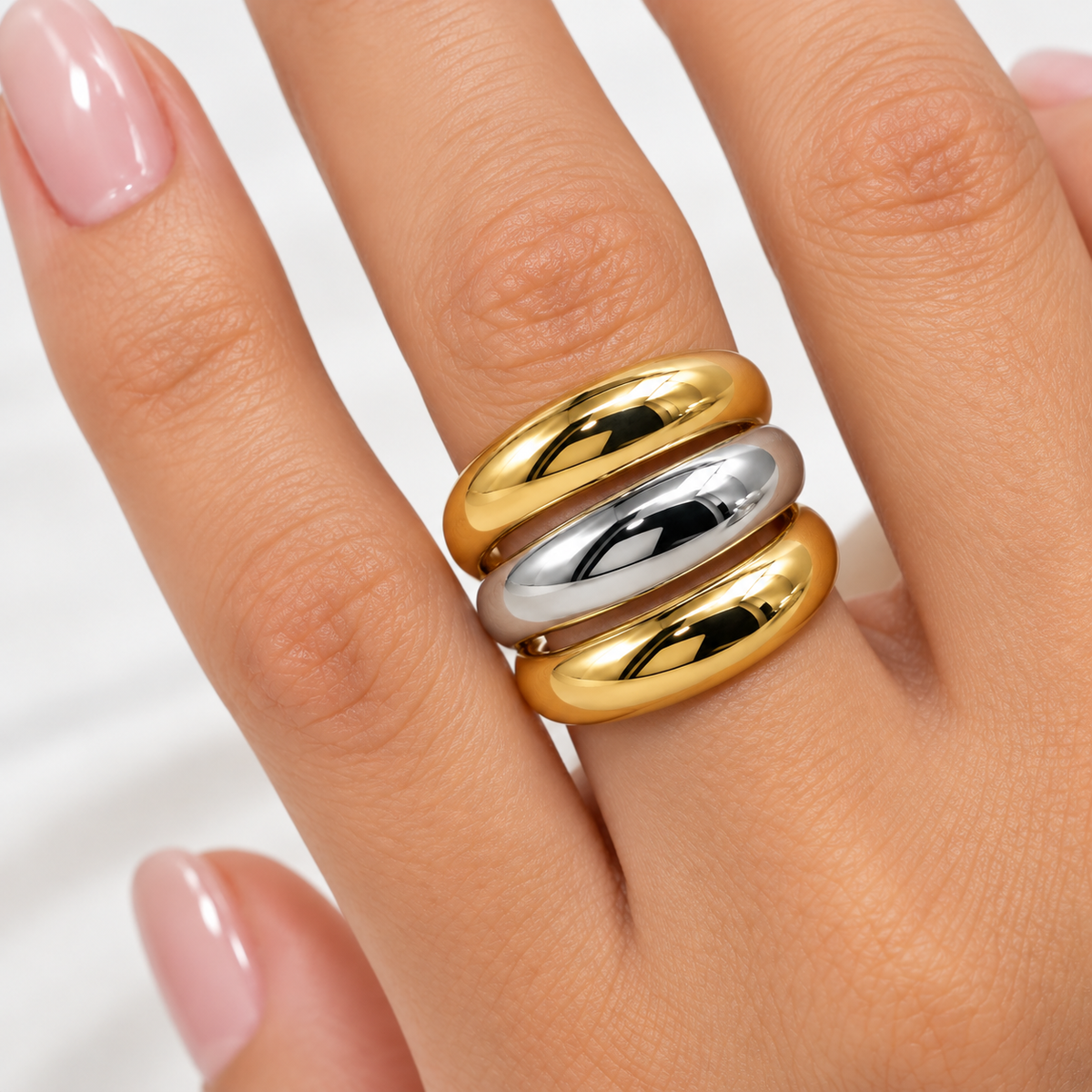 Anillo Triple Acero