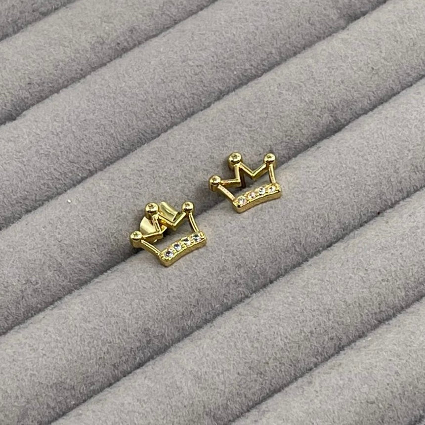 Aretes Poste Corona mini 👑