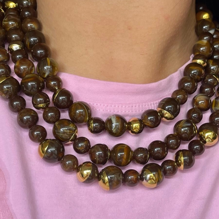 Collar Cuentas Aros