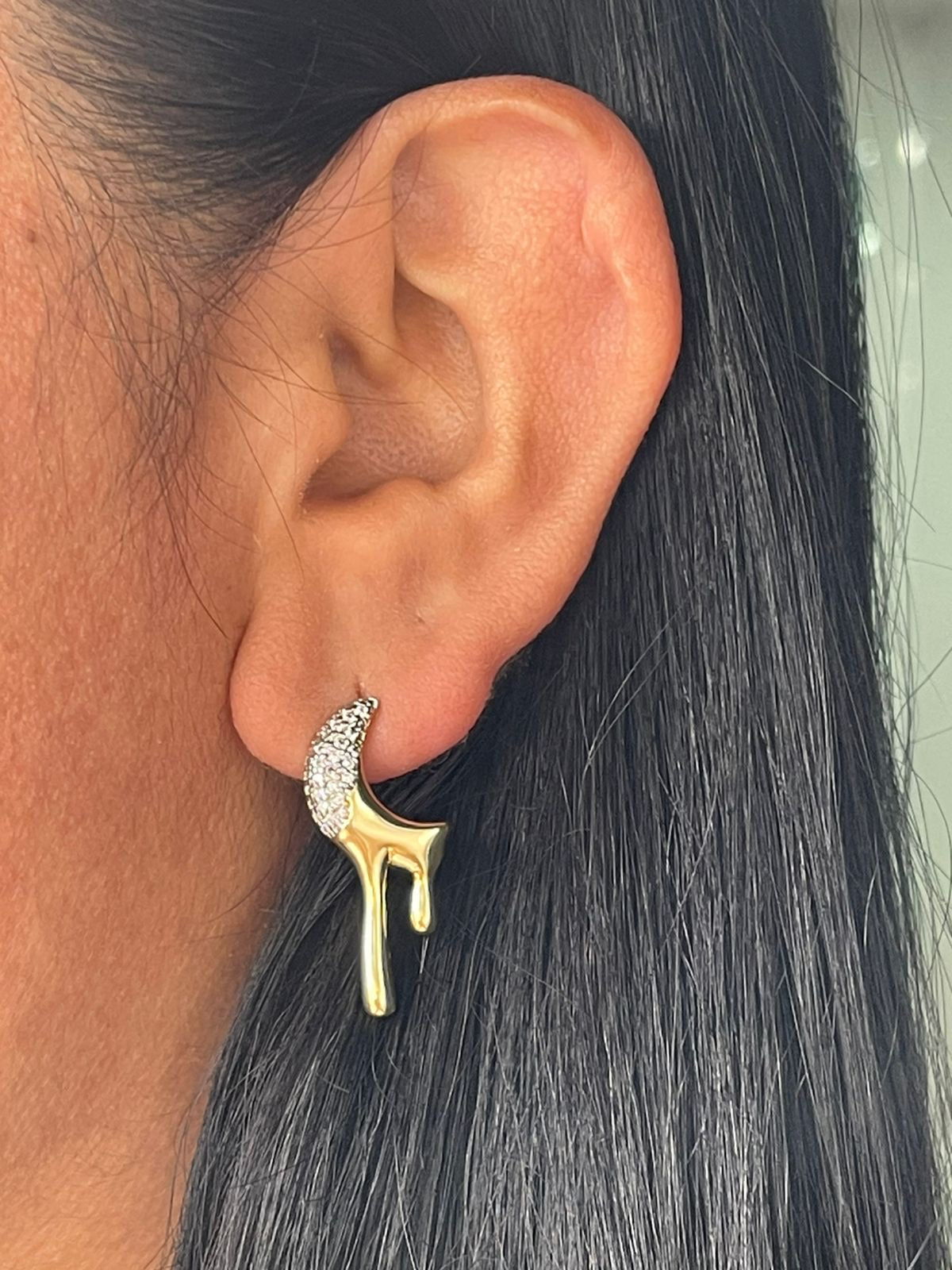 Aretes Luna Derretida