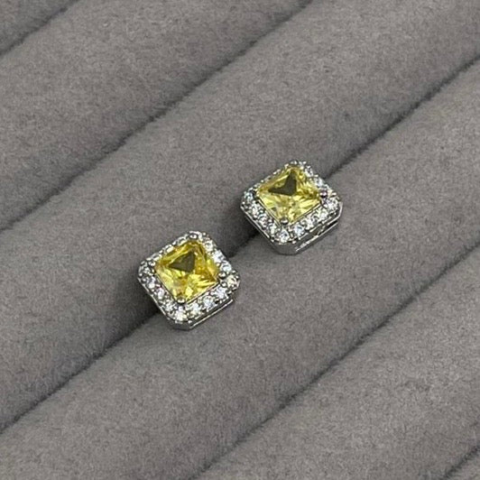Aretes Plateado Princesa 👸