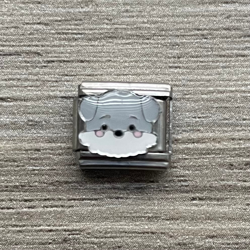 CHARM Perrito Yorkie Gris