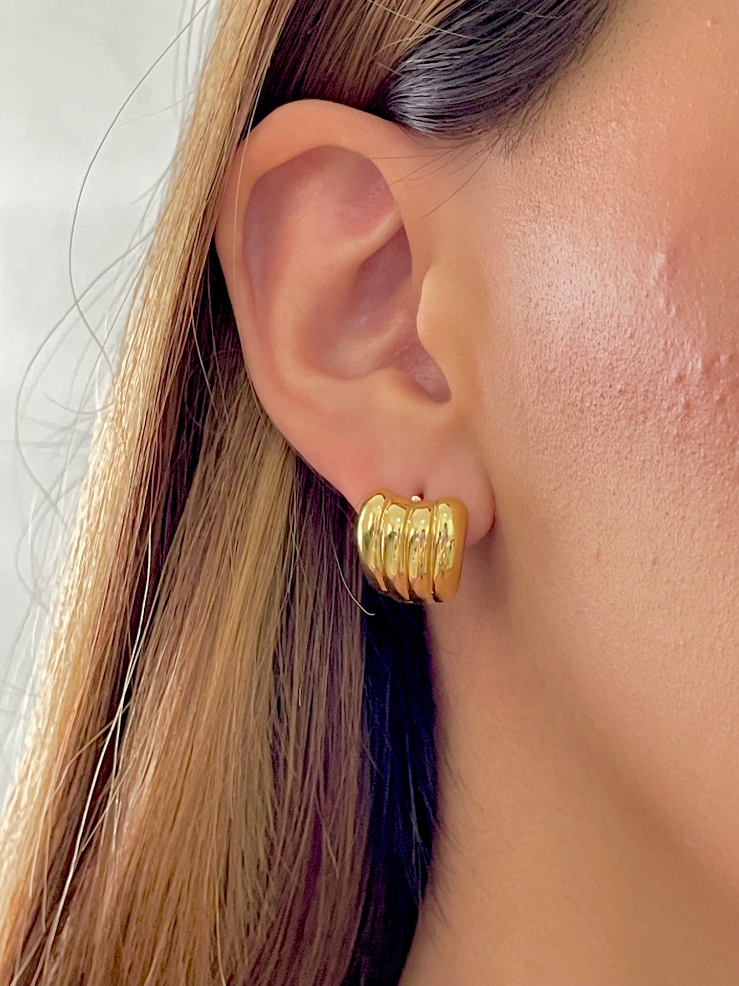 Aretes calabaza mini