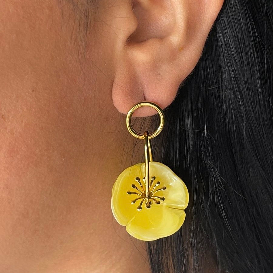 Aretes Flor