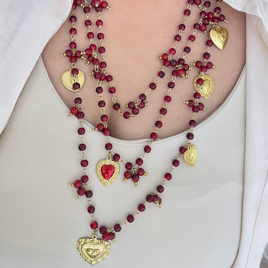 Collar Perlas Capas