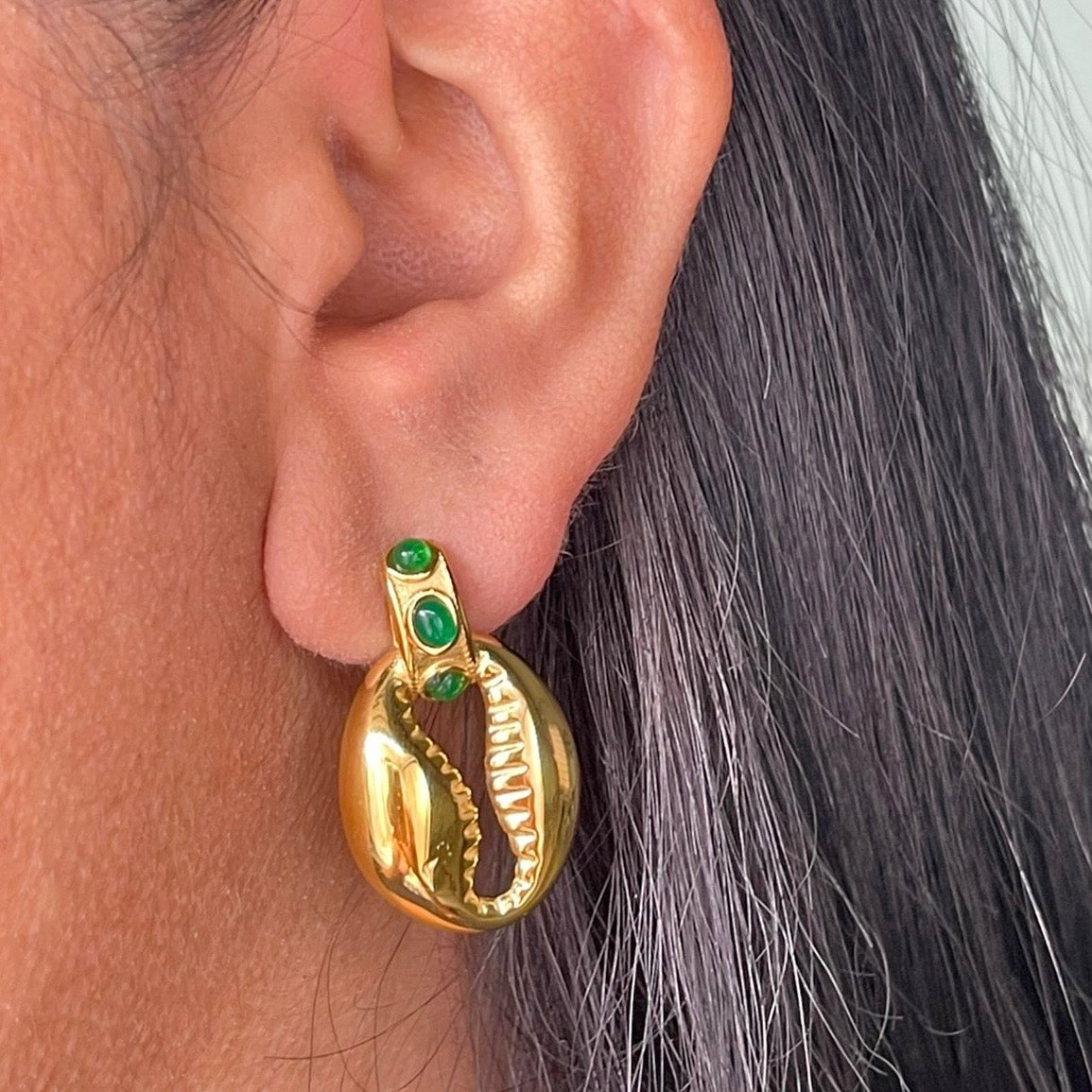 Aretes Escarabajo Verde 🪲