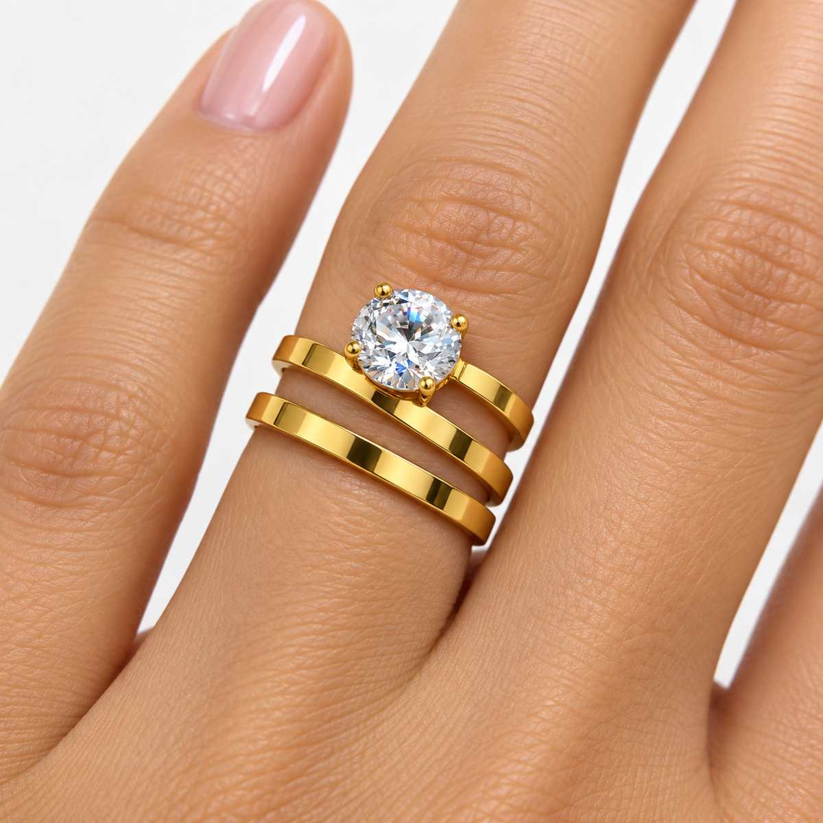 Anillo Espiral Óvalo