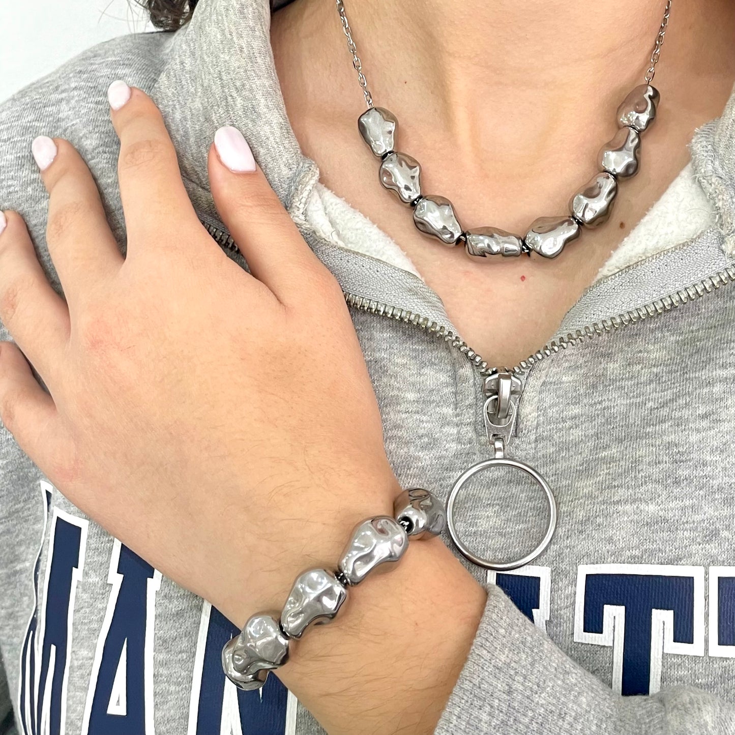 Juego raisin collar y pulsera