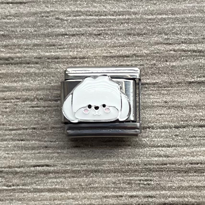 CHARM Perrito Yorkie Blanco