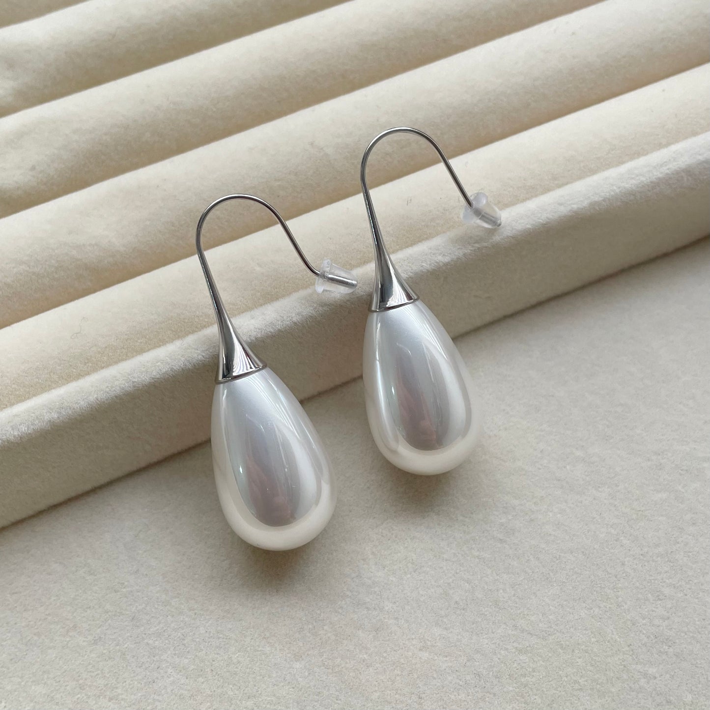 Aretes Gancho Perla