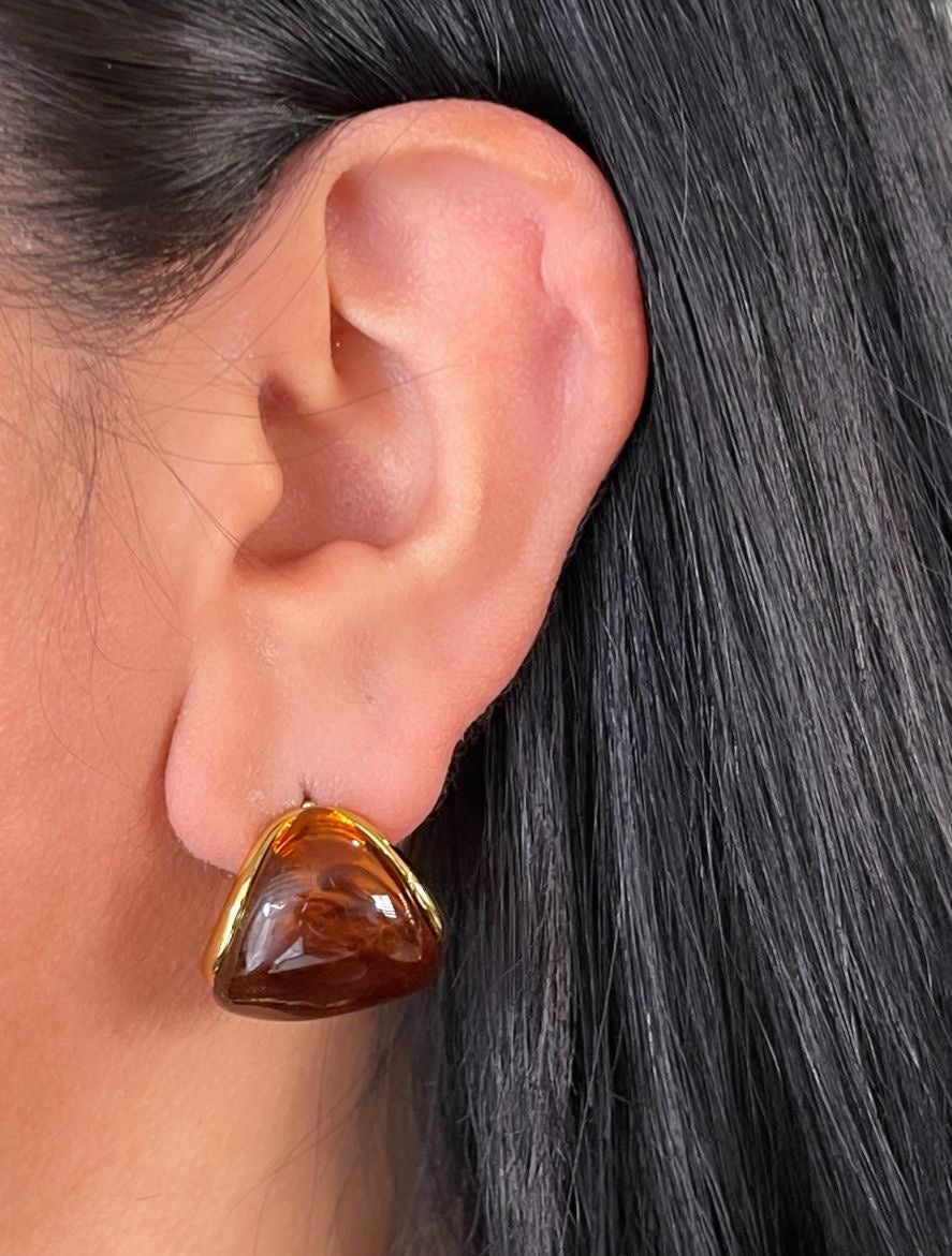 Aretes Triángulo acrílico