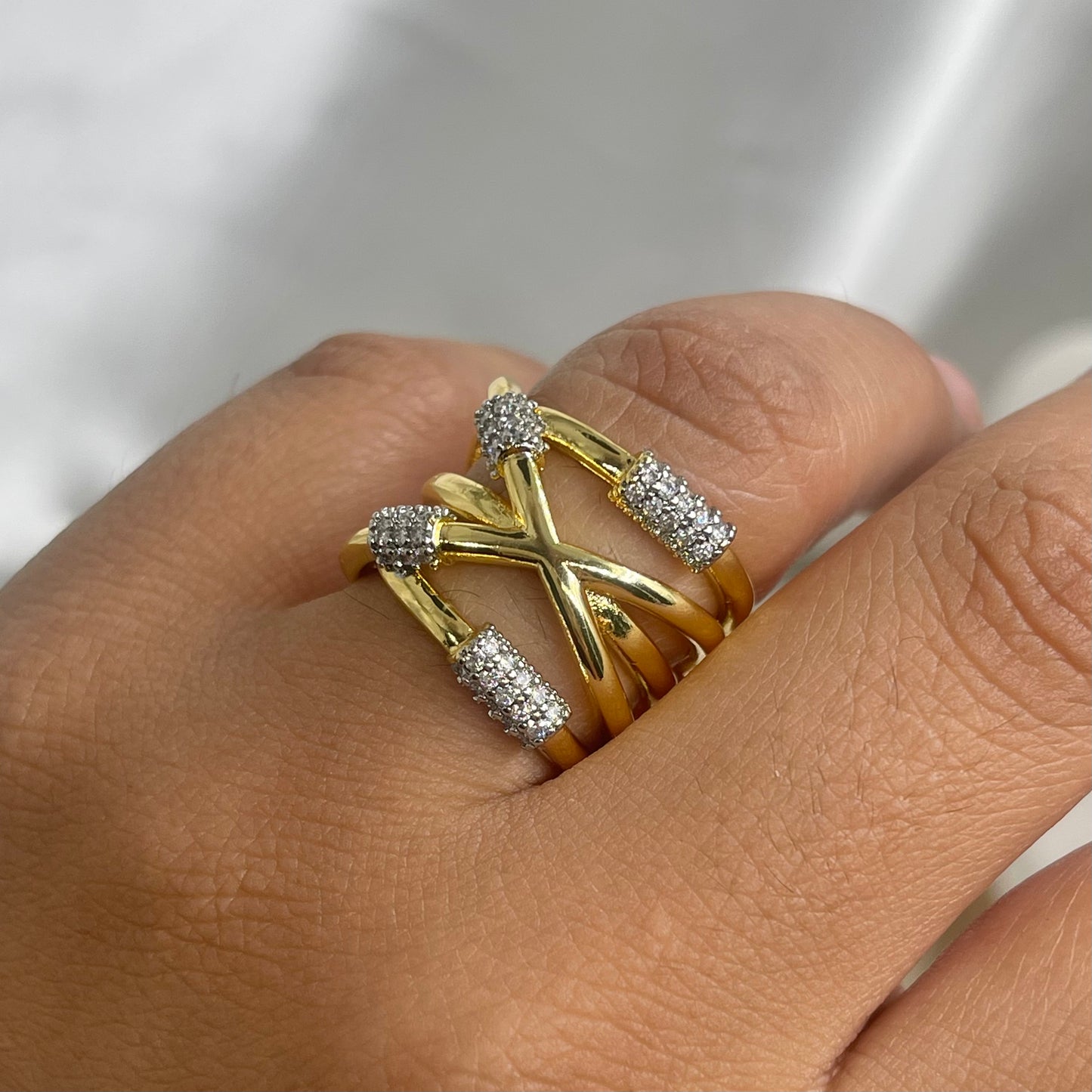 Anillo Bicolor X Circonia 💍