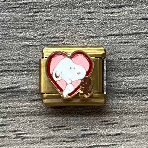 CHARM Snoppy Corazón