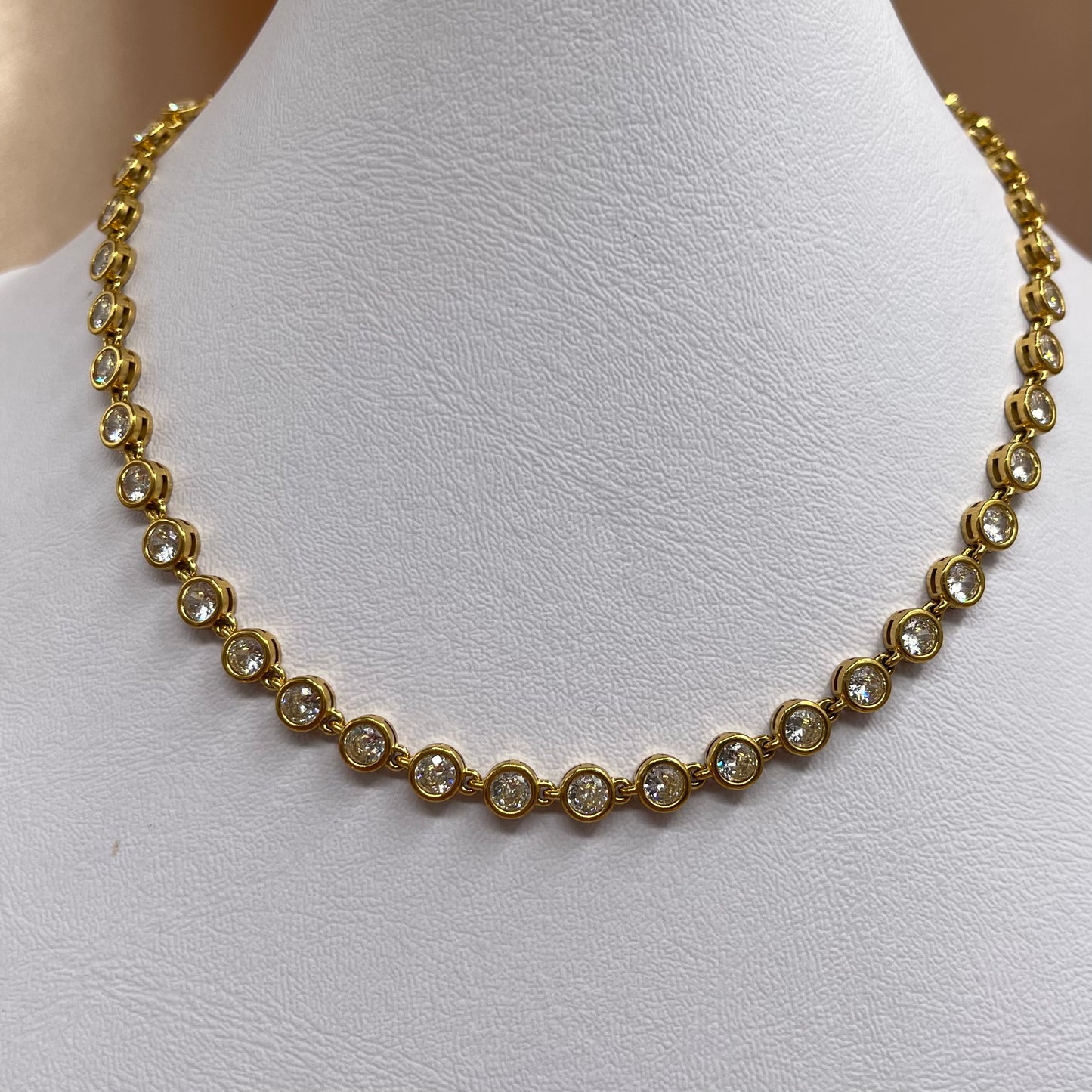 Tennis Redondo Clear Acero Inoxidable.