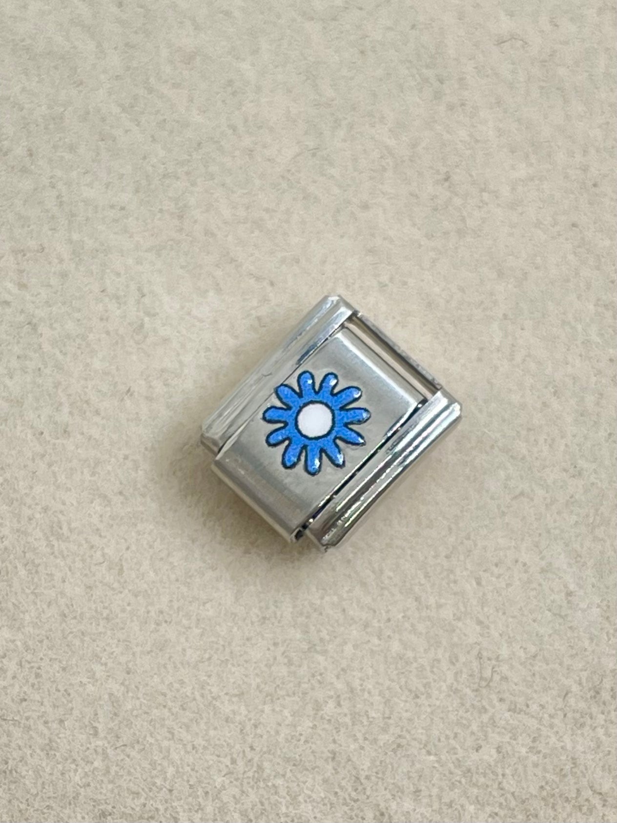 CHARM Sticker Flor Azul
