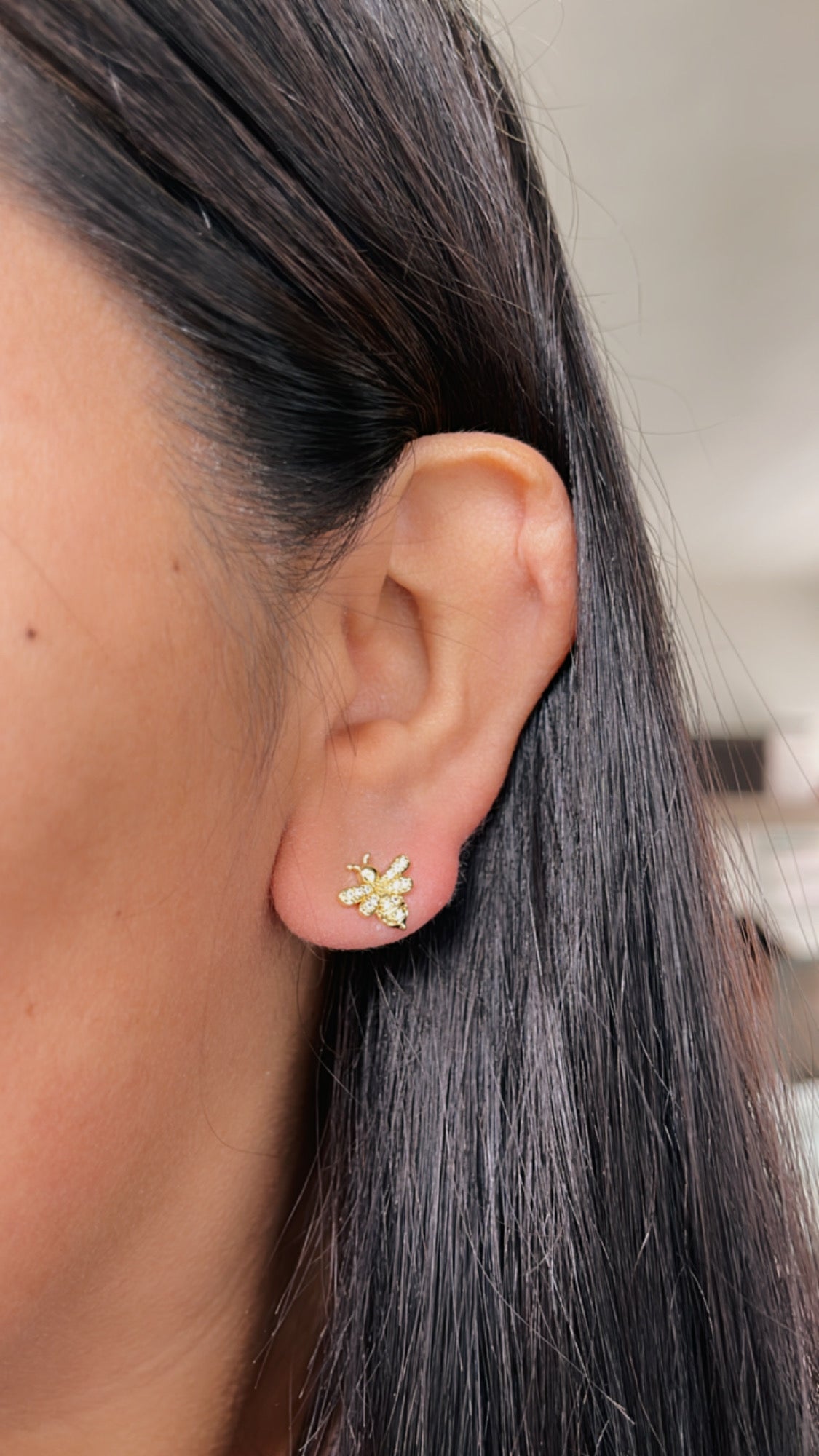 Aretes Poste Abejita 🐝