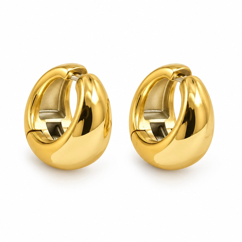 Aretes tipo Huggies