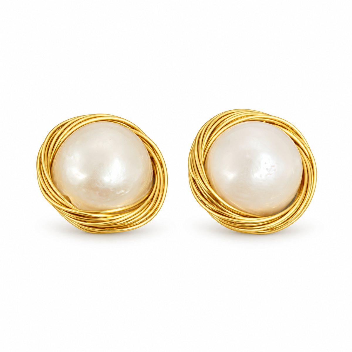 Aretes con Perlita