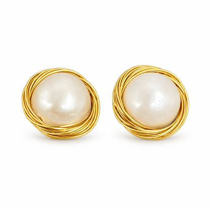 Aretes con Perlita