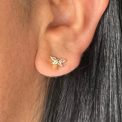 Aretes Poste Libélula minis