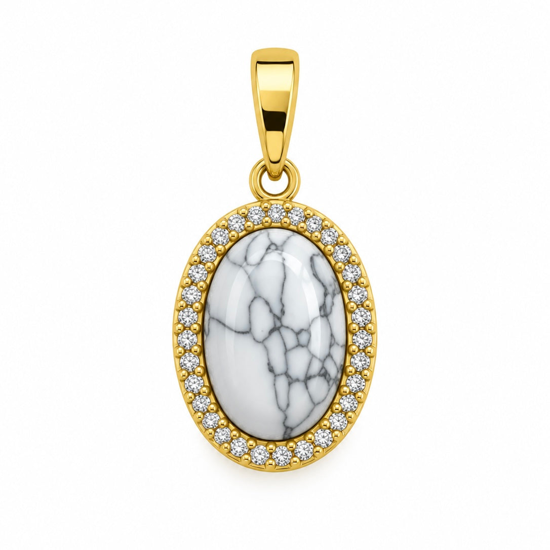Dije P Natural con Zirconias