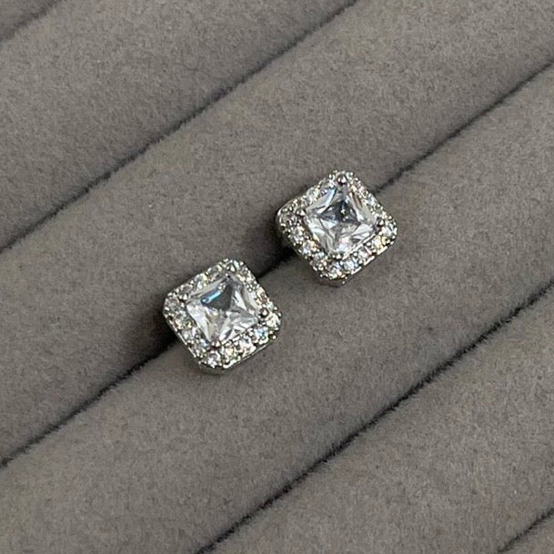 Aretes Plateado Princesa 👸