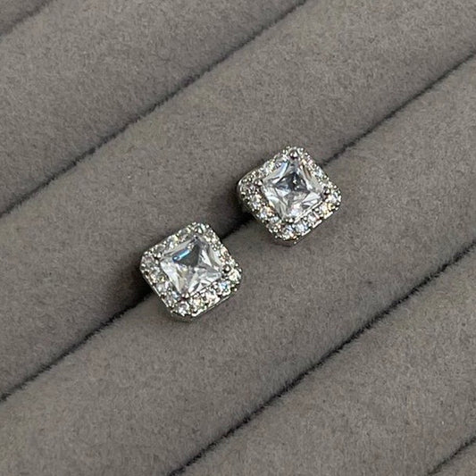 Aretes Plateado Princesa 👸