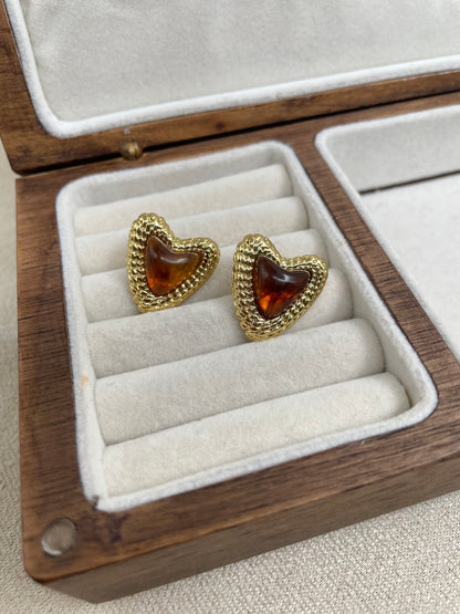 Aretes Corazón