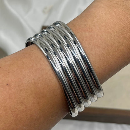 Brazalete plateado